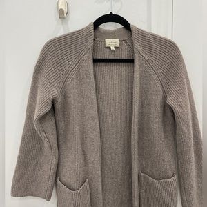 Wilfred 100% Wool Cardigan Size S - Caramel/light brown colour